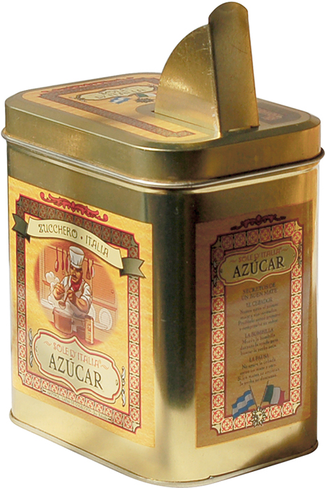 Azúcar Rectangular Baja con pico vertedor