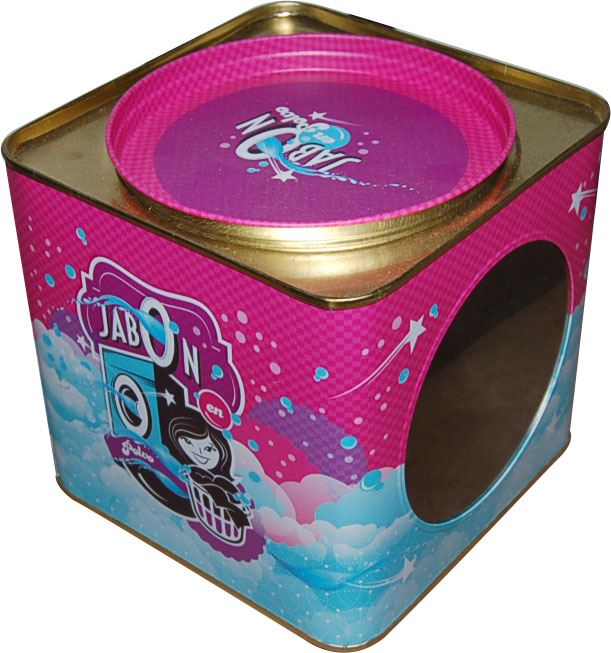 Jabon en Polvo Cuadrado  con visor